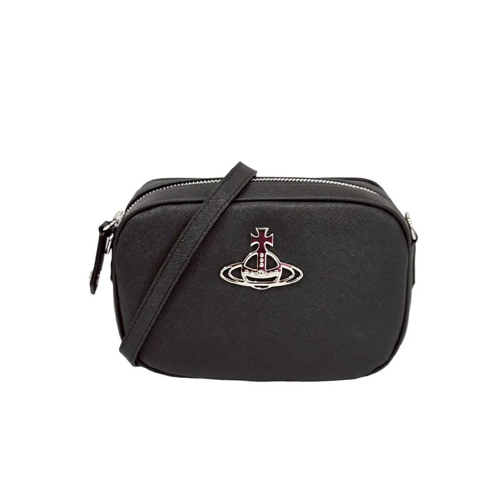 【Vivienne Westwood】Vivienne Westwood 薇薇安 防刮立體logo小方包(贈原廠防塵袋紙袋)