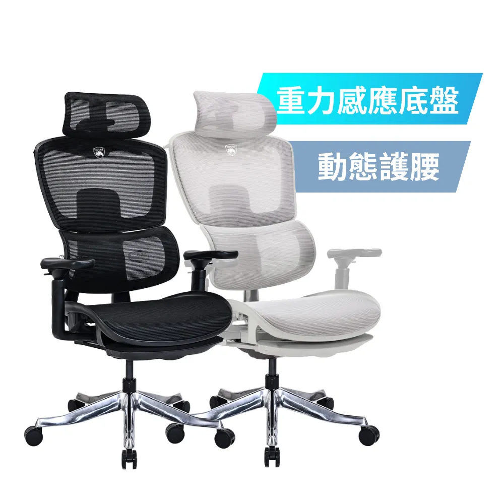 【RGAINS】RC500 人體工學透氣網椅 本島免費宅配不組裝 灰/黑 電腦椅 辦公椅(電競椅 高透氣網布)