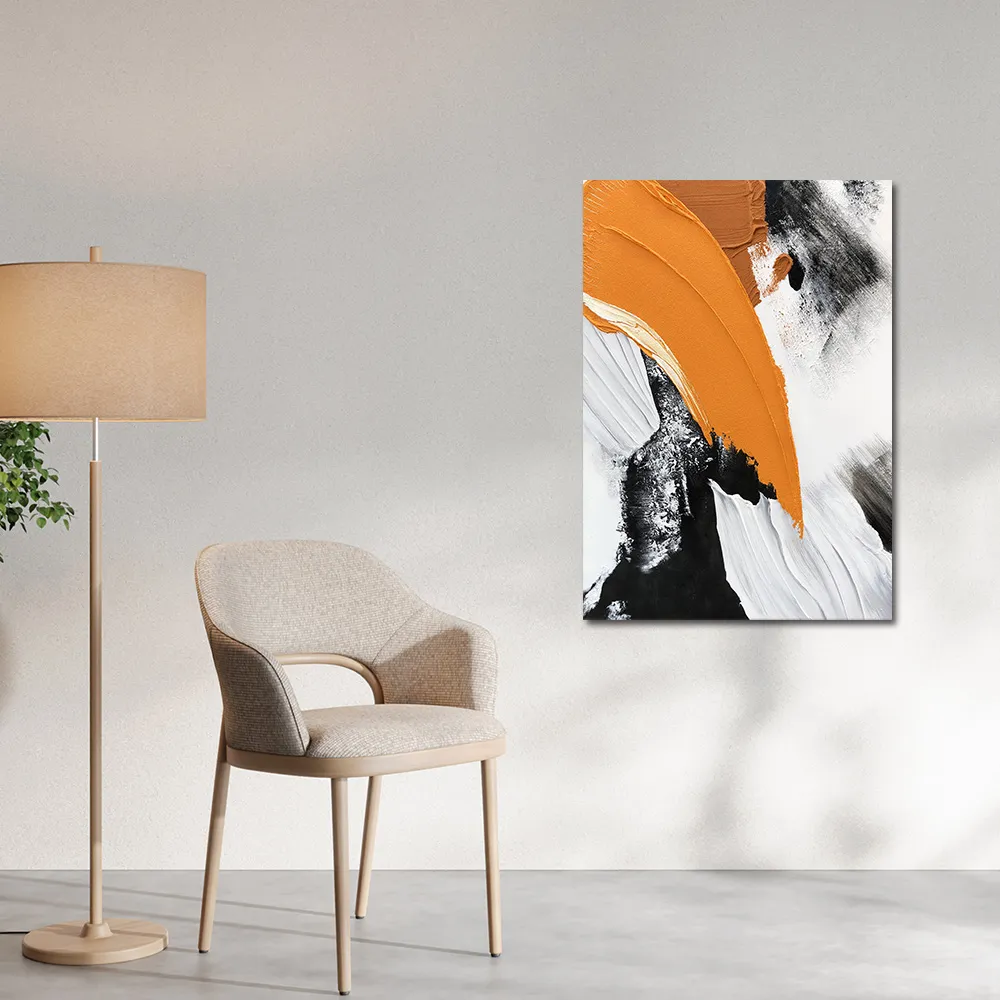 【御畫房】當代國家級展覽畫家 抽象系列手繪油畫70×100cm(DB-046)
