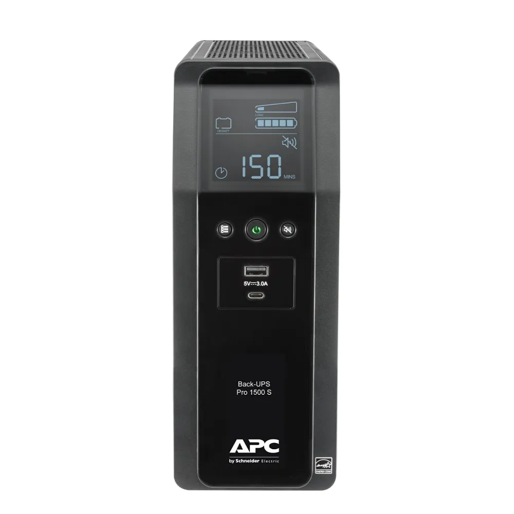 【APC】Back-UPS Pro BR1500MS-TW 在線互動式UPS不斷電系統(1500VA)(創意工作者)