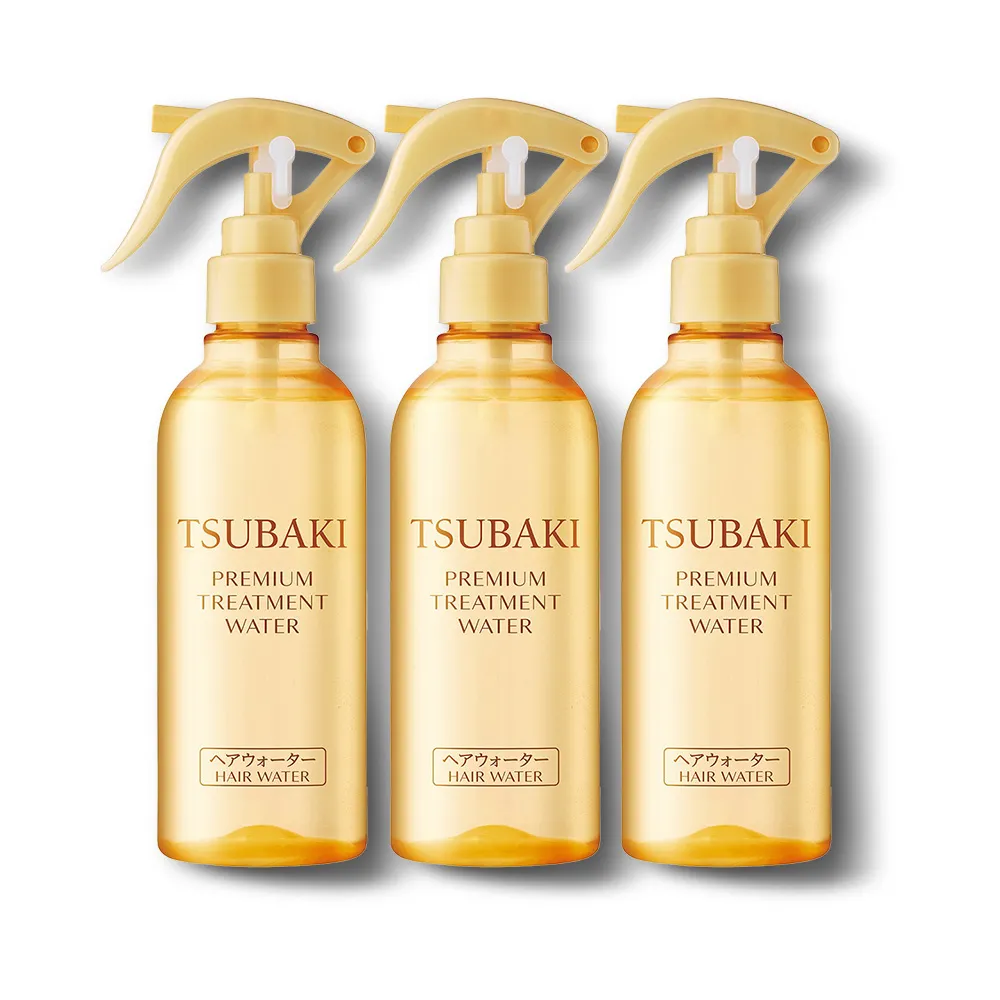 【TSUBAKI 思波綺】瞬效柔順護髮精華 210mL(3入組)