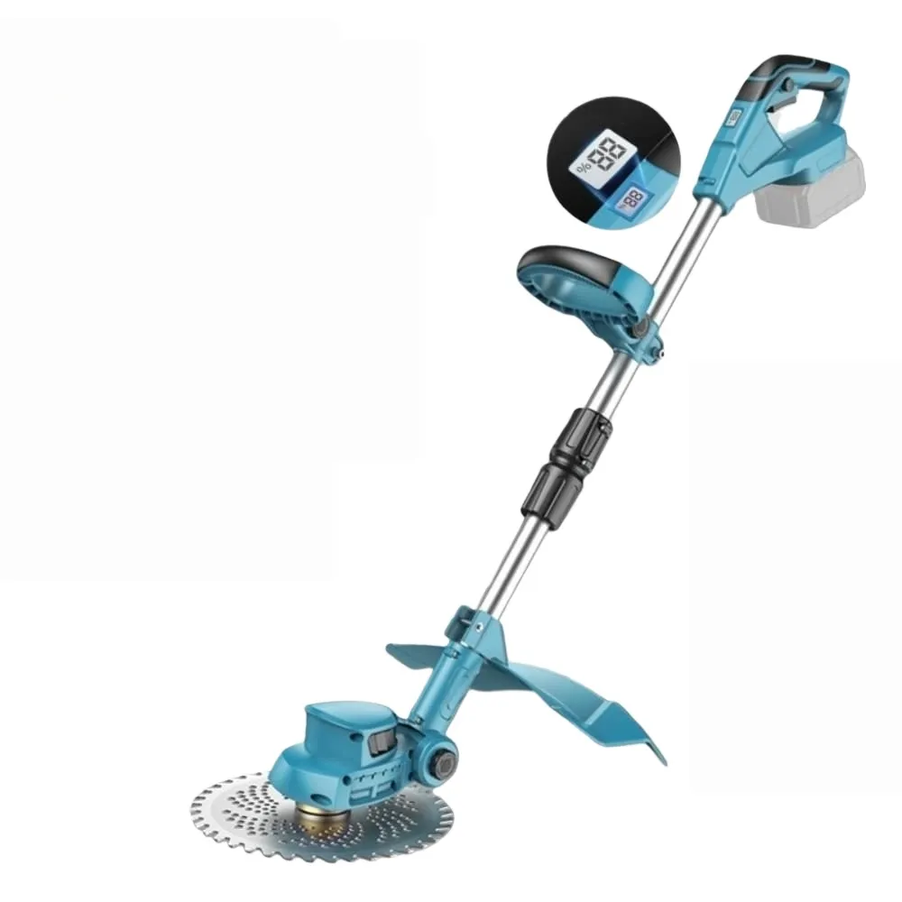 【銘利萊】無刷電動割草機 手持鋰電充電式 打鋤草大功率 小型家用除草機(手持鋰電充電式割草機)
