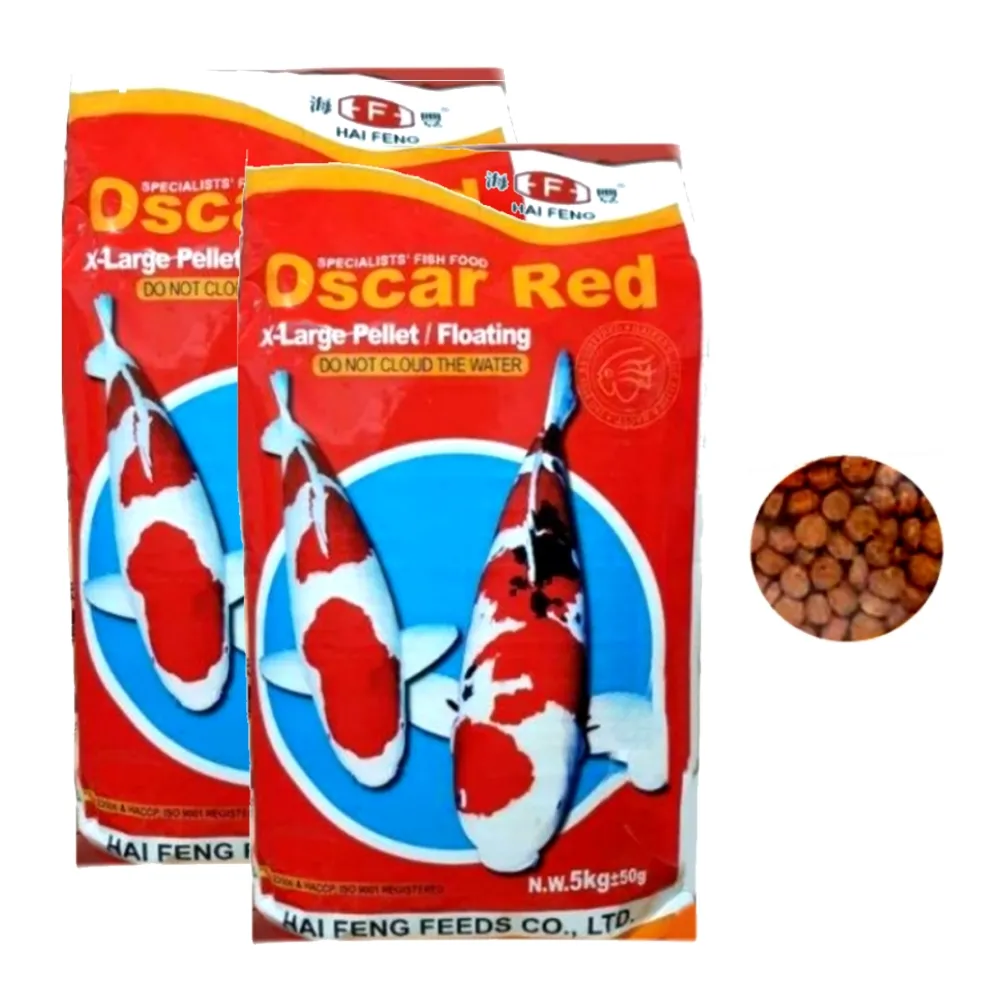 【海豐飼料】Alife高級錦鯉魚飼料 紅大粒 5kg×2袋/浮上型/超值重量包(適合各種中大型錦鯉食用T359×2紅)