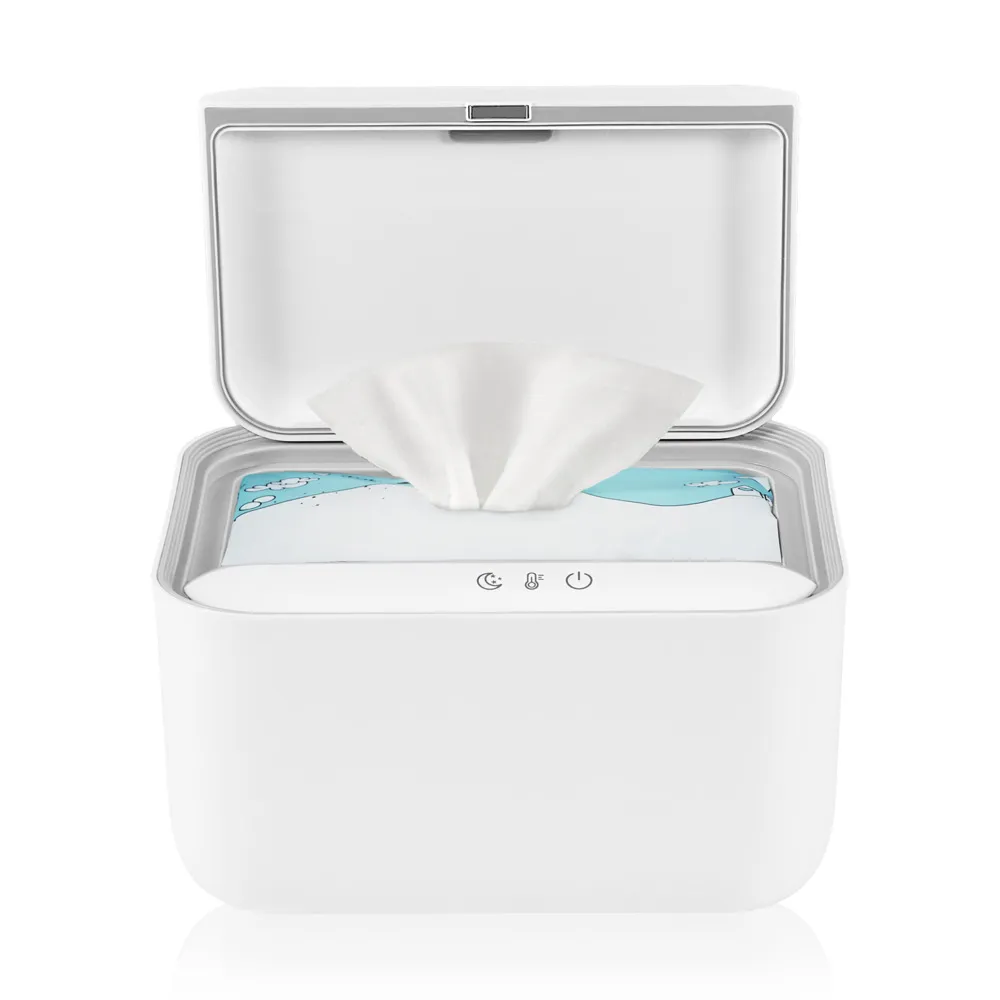 【Lionelo】三控溫環繞加熱型濕巾保溫器 Baby Bliss(夜燈 三段控溫 調溫 濕紙巾 加熱 濕紙巾盒 加溫盒)