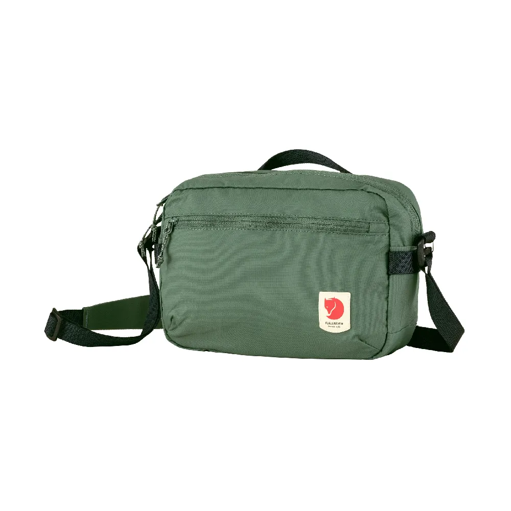 【Fjallraven】雙11 High Coast Crossbody斜背包《綠繡》F23227/側背包/腰包/休閒包