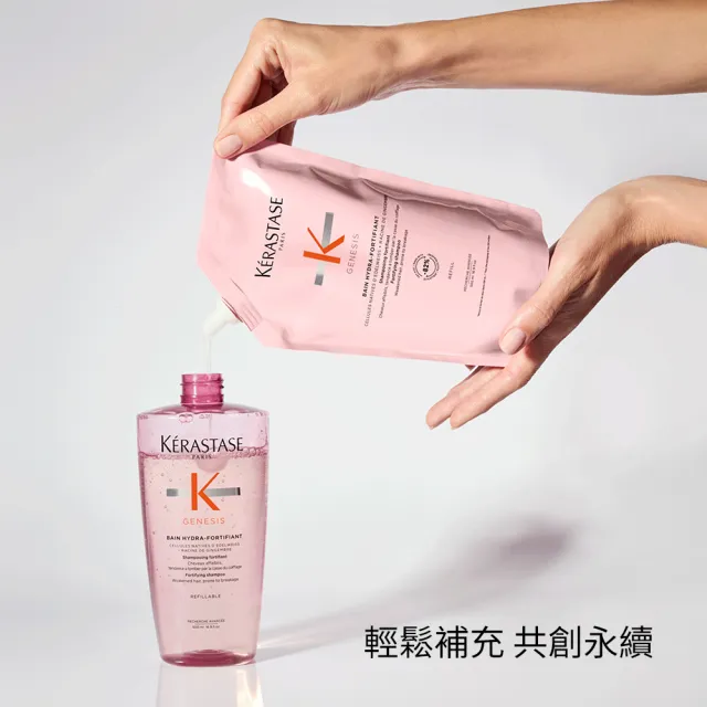 【KERASTASE 巴黎卡詩】髮浴補充包 500ml (多款任選/豐盈/護色/油水平衡)