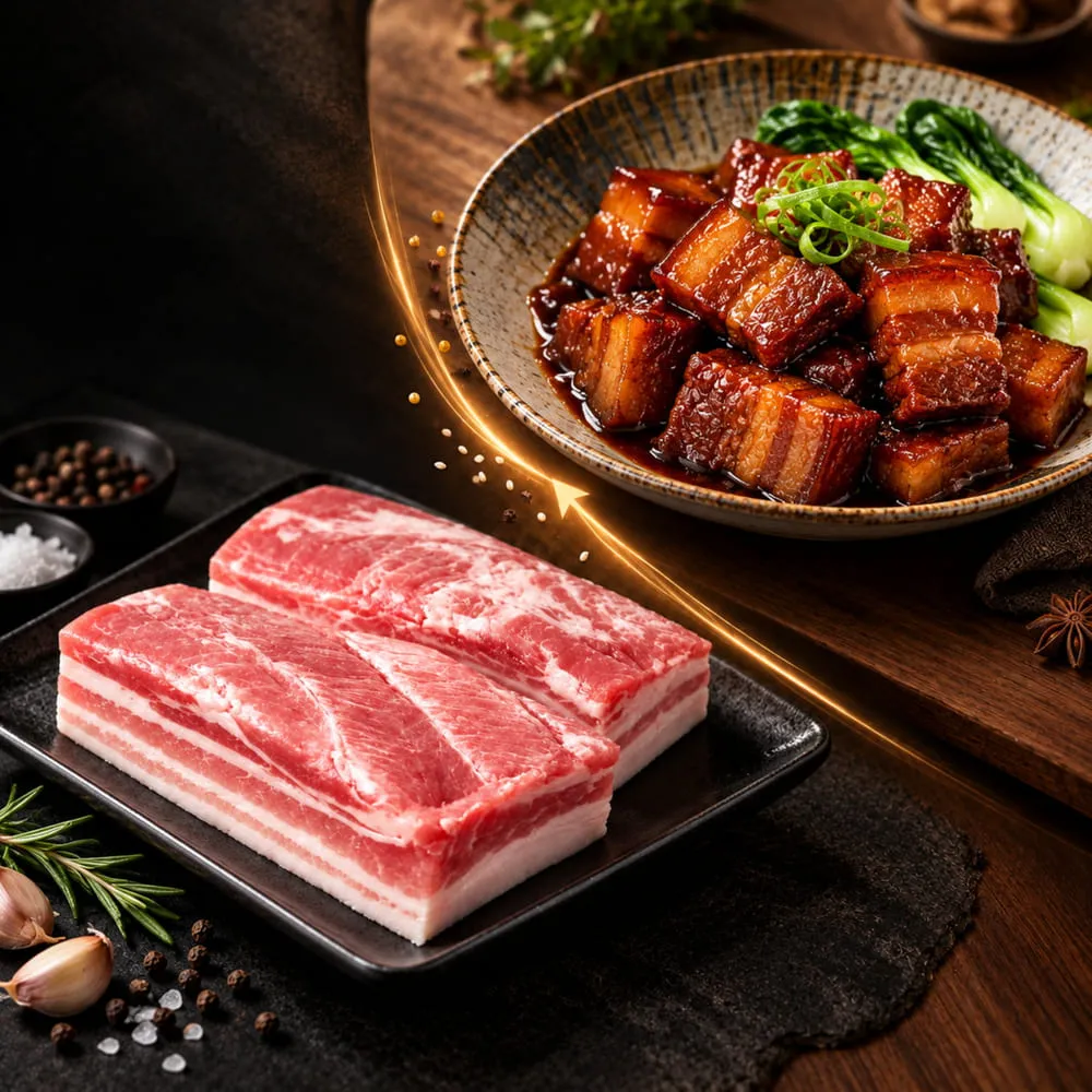 【台糖安心豚】五花豬肉600g x20包(國產完熟三層肉 參層甘香 層脂相疊 醇香四溢 料理豐富多元)