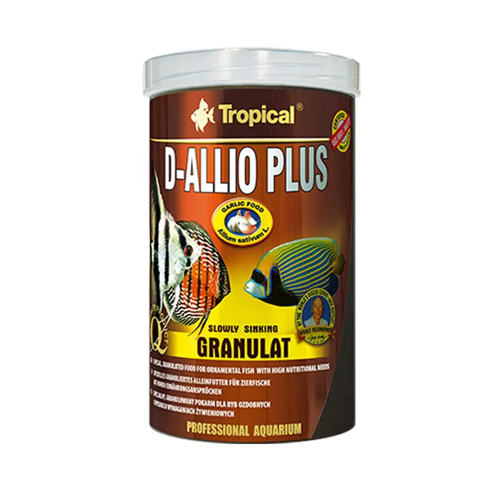 【Tropical】德比克挑嘴魚蒜精顆粒飼料(1000ml)
