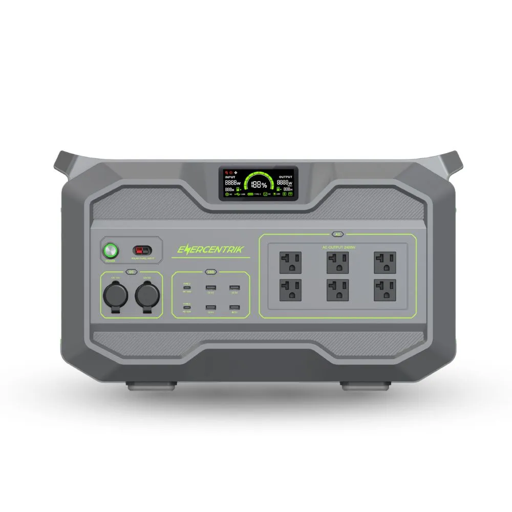 【Enercentrik】能源方舟2400 + 專屬收納拖行包｜防災｜停電神器｜儲能｜戶外電源｜戶外儲電｜戶外露營｜