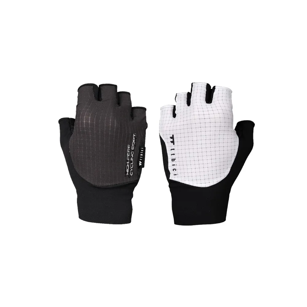 【TTbici】Lightweight Mitts 輕量露指手套 / 黑色 白色(B1TC-G01-XX0XXN)