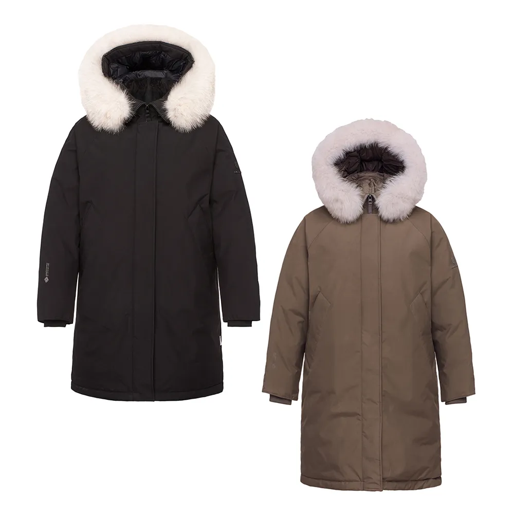 【BLACKYAK】女 HIMA WSP長版羽絨外套[兩色]BYEB2WJ901(WINDSTOPPER 防風 保暖 石墨烯 IU)