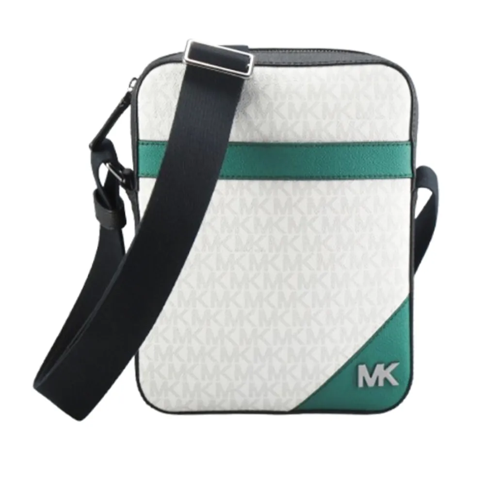 【Michael Kors】COOPER率性拼色飛行/相機/斜背包(37T5LCOC6O)