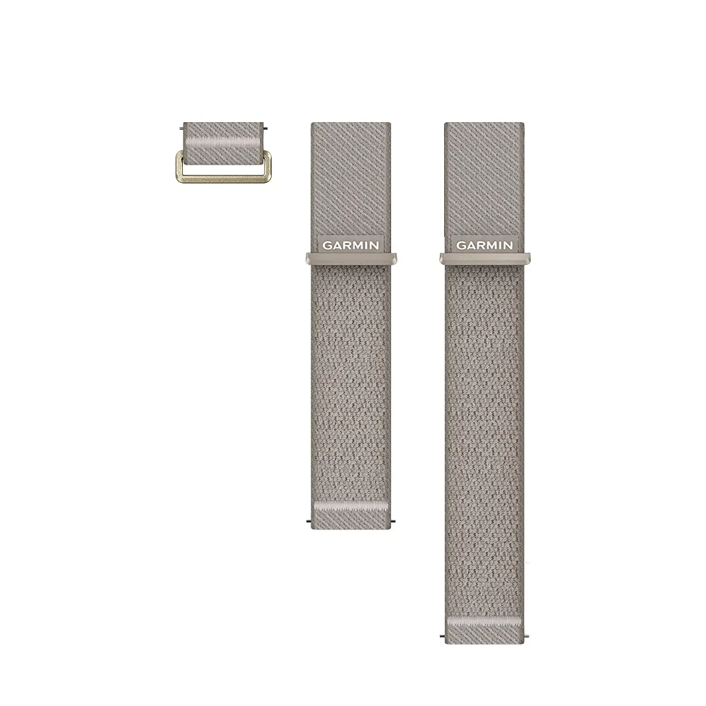 【GARMIN】Quick Release 24mm 法式灰尼龍錶帶
