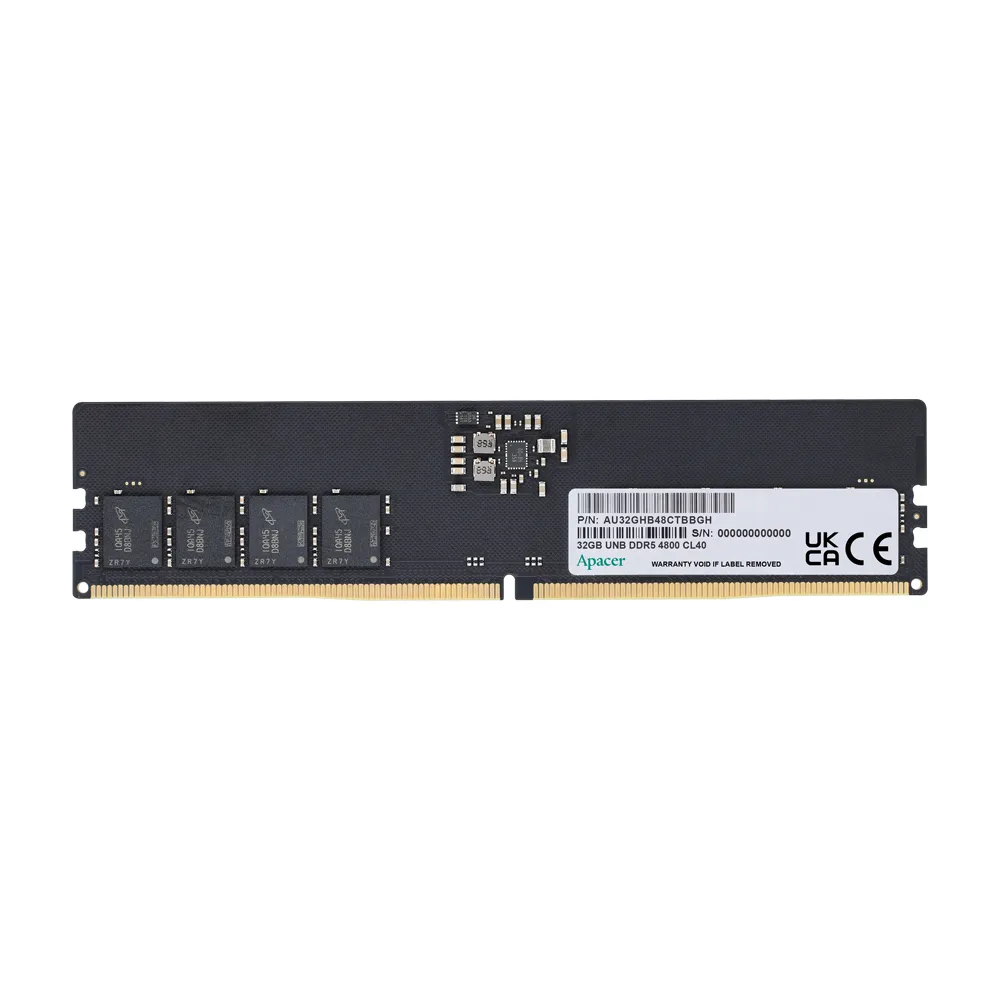 2入組【Apacer 宇瞻】DDR5 5600 16GB 桌上型記憶體(PC RAM DDR5 16Gx2 _32G)