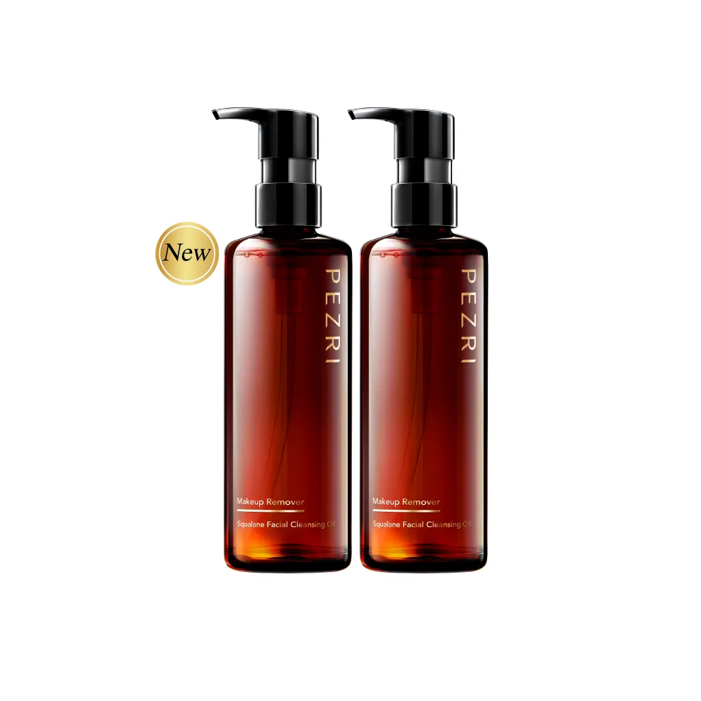 【PEZRI 派翠】角鯊淨透潔顏油250ml-2入(植物性配方/極速乳化/溫和淨妝)