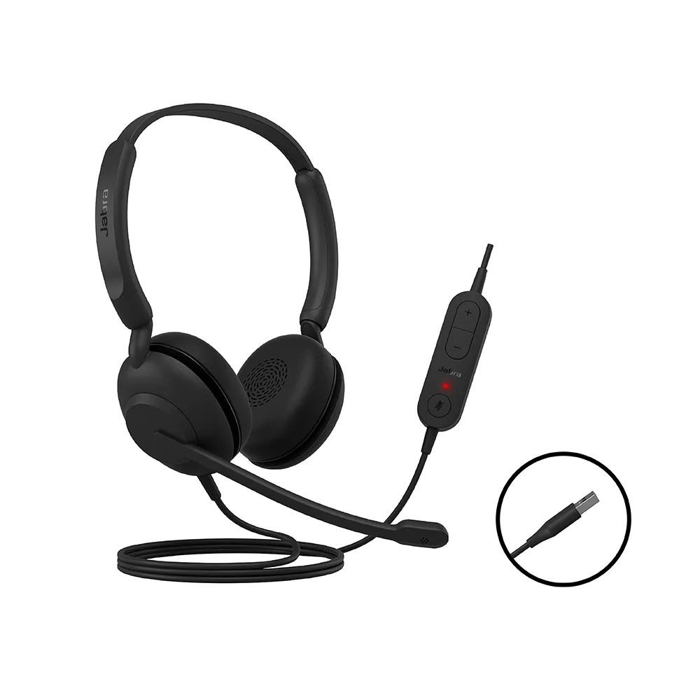 【Jabra】官方直營 Evolve 10 頭戴式商務辦公耳機麥克風(線上學習耳機麥克風)