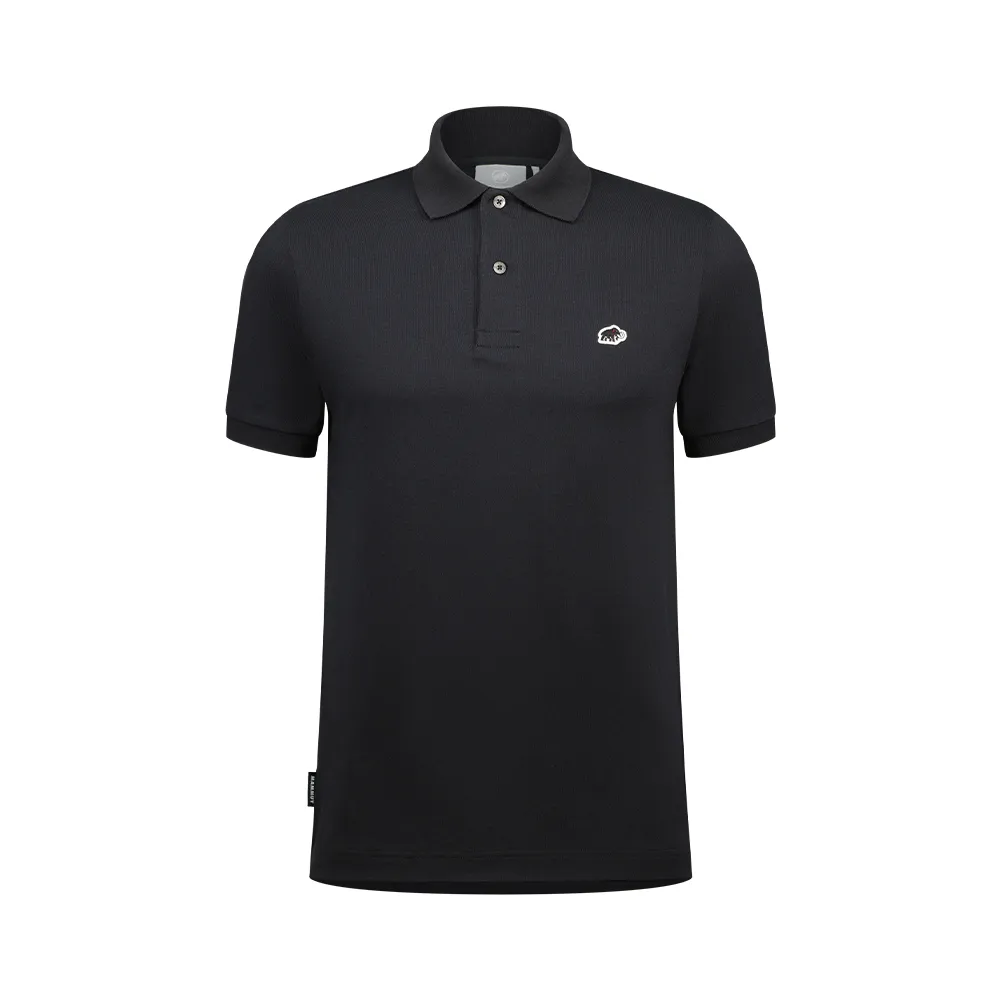 【Mammut 長毛象】Matrix Polo Shirt AF Men 日系輕量快乾Polo衫 黑PRT1 男款 #1017-00402
