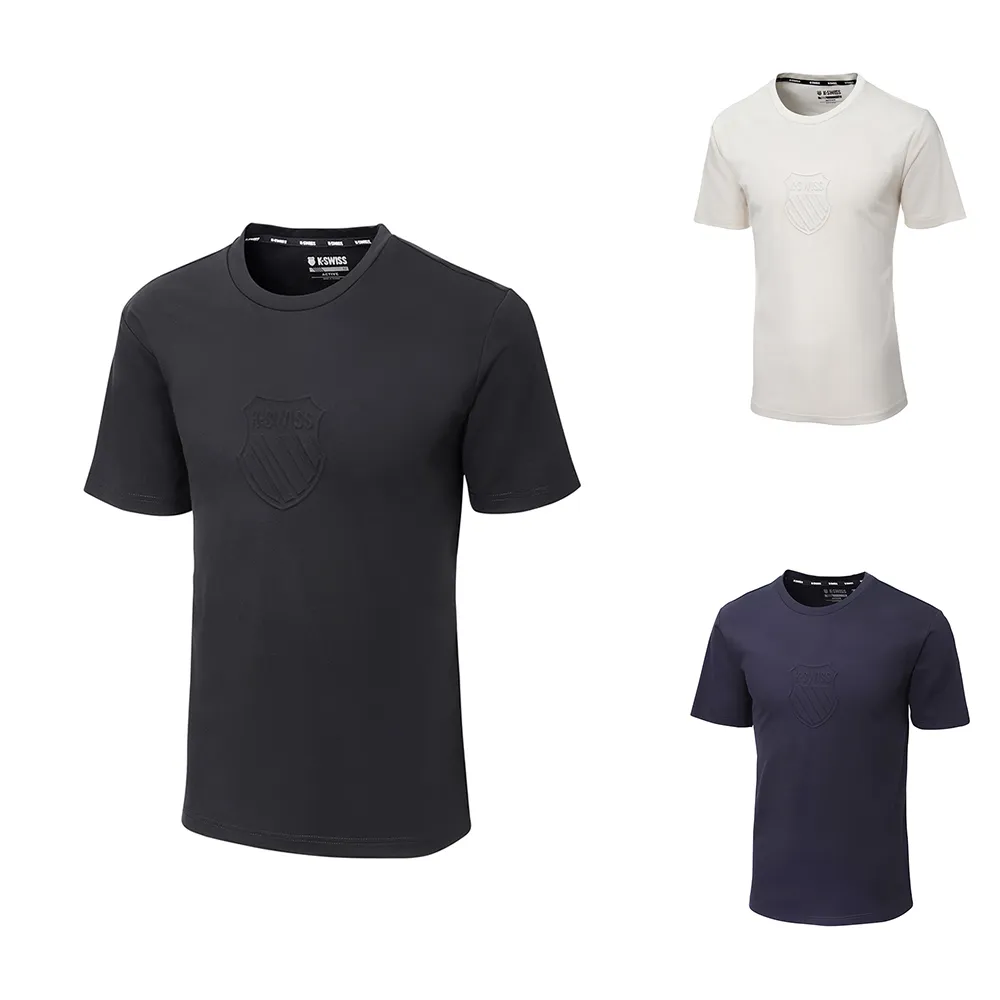【K-SWISS】透氣短袖T恤 26SS TEE 3  彈性親膚 經典LOGO 休閒 運動 男短袖 多色 (1013686)