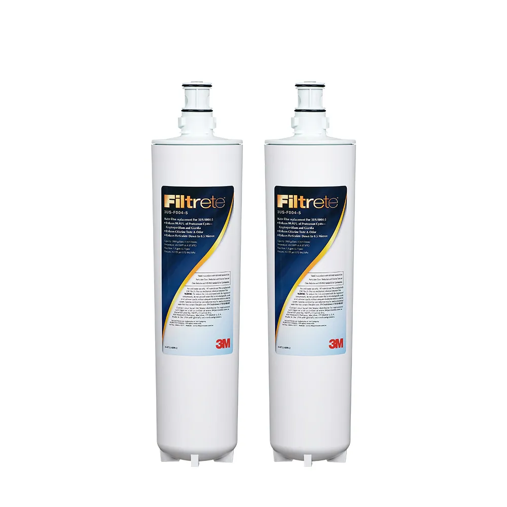【3M】S004淨水器專用濾心3US-F004-5(2年份超值2入組/適用A700)