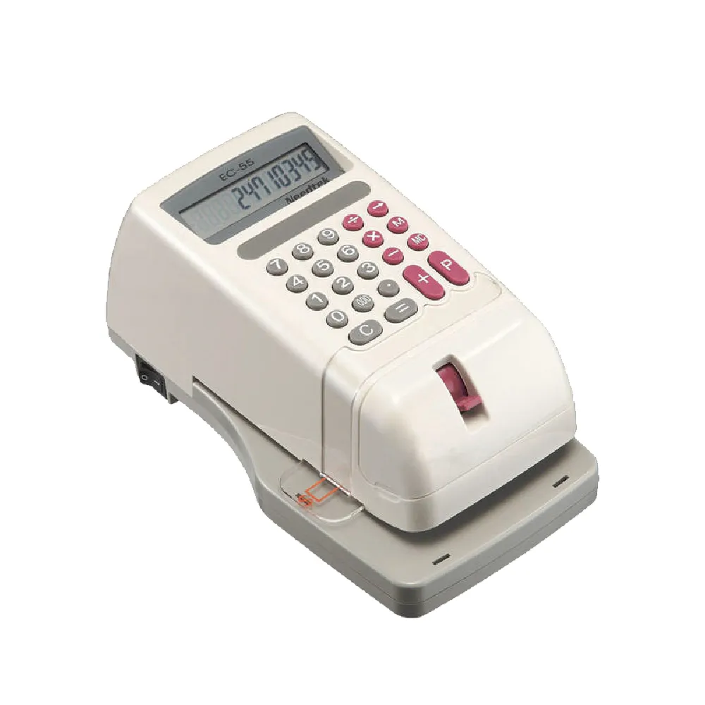 【NEEDTEK 優利達】官方直營 EC-55 中文支票機-國字中文款(內含專用墨球)