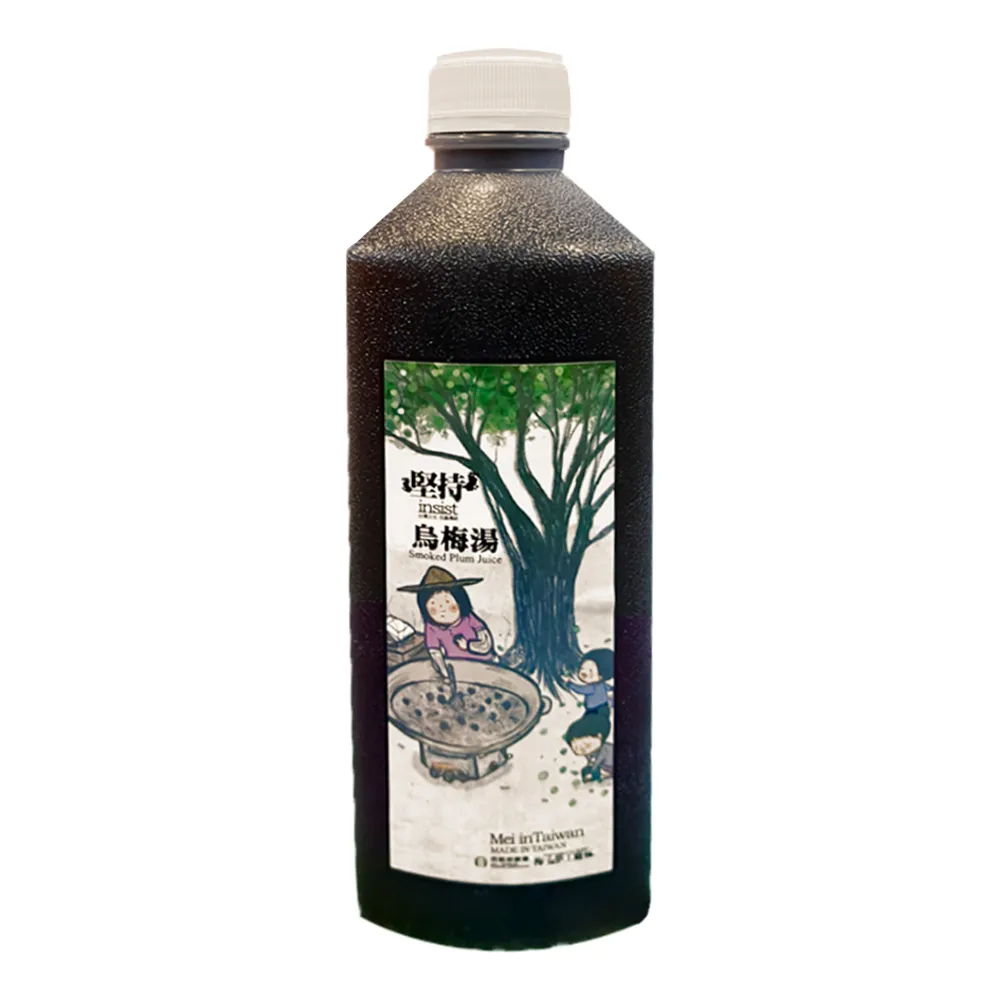 【信義鄉農會】堅持-烏梅湯禮盒X1盒(1000mlX4罐/盒) 伴手禮