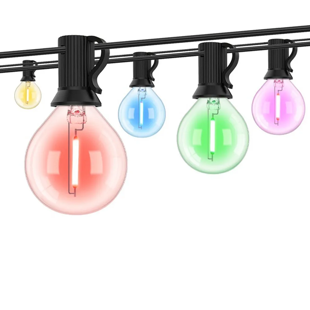【AnDa 安達】燈串LED燈絲戶外防水串燈高壓新年裝飾直插電露營挂燈 (節能省電 防水防摔 超長壽命)