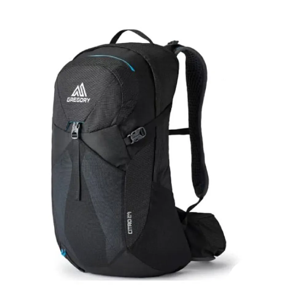 【Gregory】Citro 24L 多功能健行登山背包.透氣背網背包.適自助旅行(126879-7416 臭氧黑)