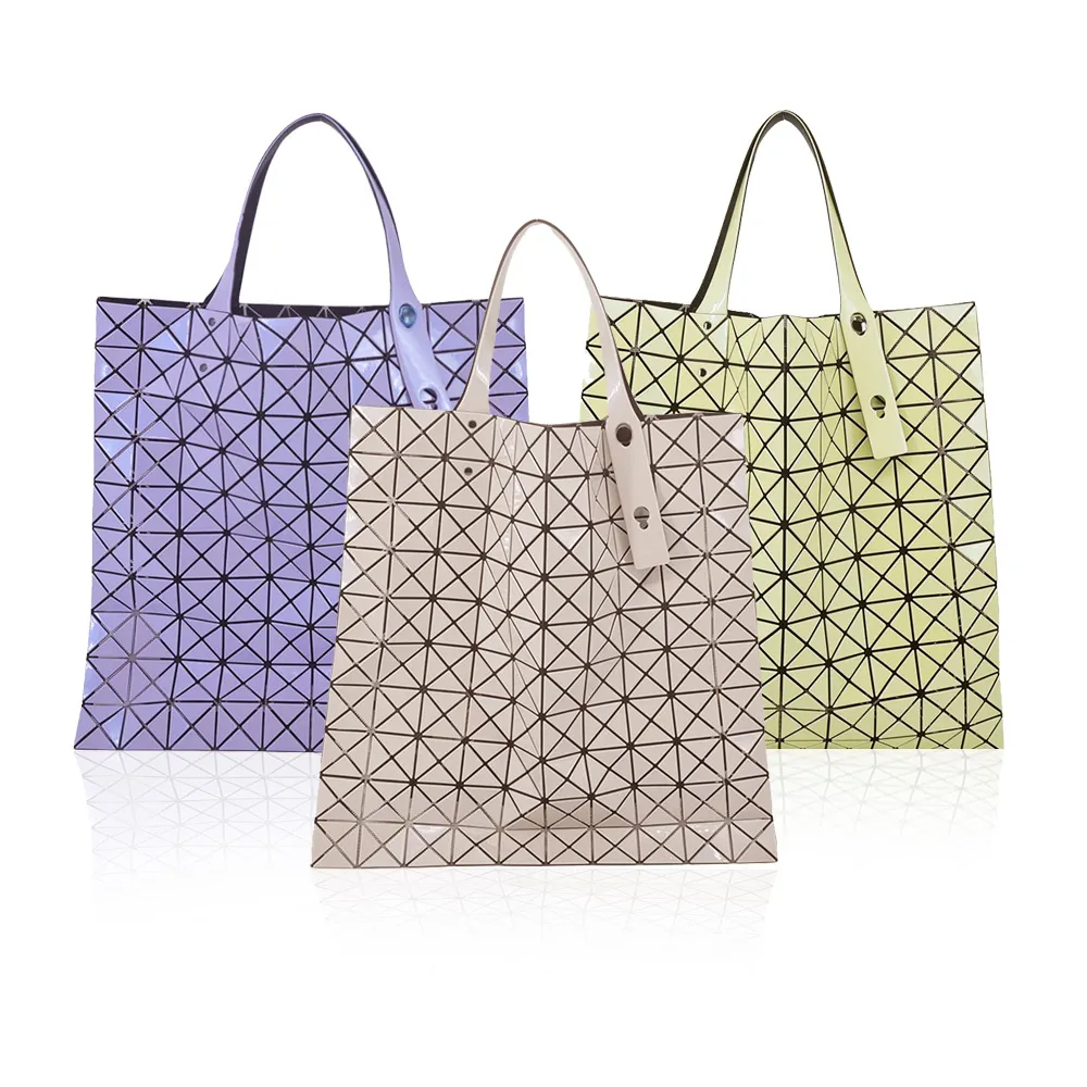 【ISSEY MIYAKE 三宅一生】PRISM 10x10金屬漆面托特包(多色)