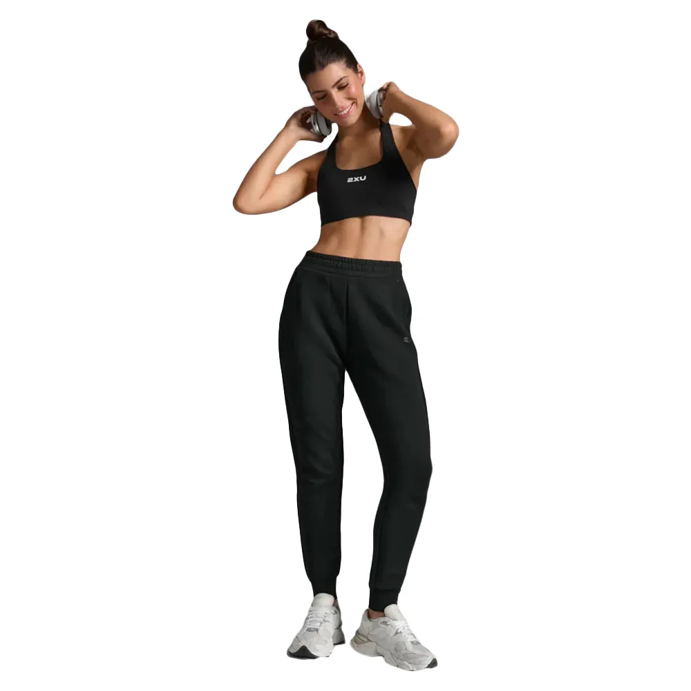 【2XU】W Commute SmoothSpacer Trackpant 女士 通勤輕柔抽繩腰保暖運動長褲 跑步褲 黑(WR7386b-BLKBLK)