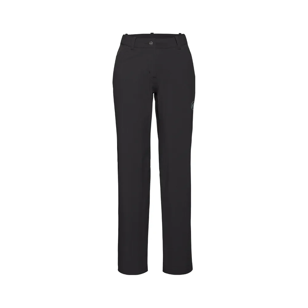 【Mammut 長毛象官方直營】Hiking V Pants Women 防曬彈性健行長褲 黑色 女款 #1022-02530