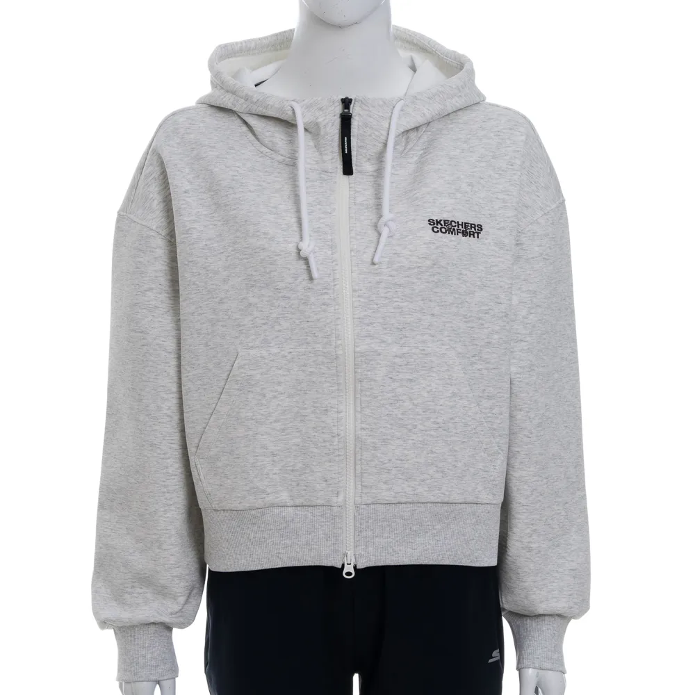 【SKECHERS】女拉鍊連帽外套(L325W010-0248)