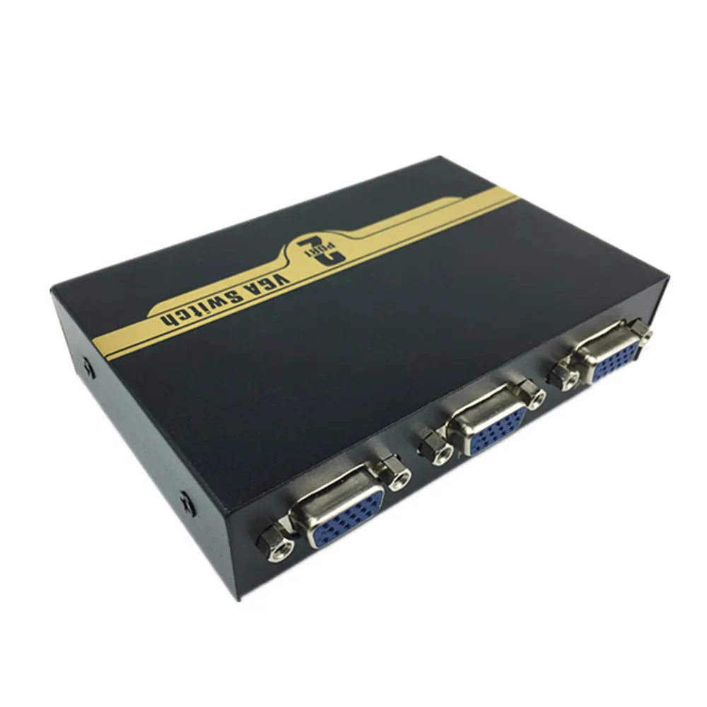 VGA 二進一出螢幕切換器(黑)