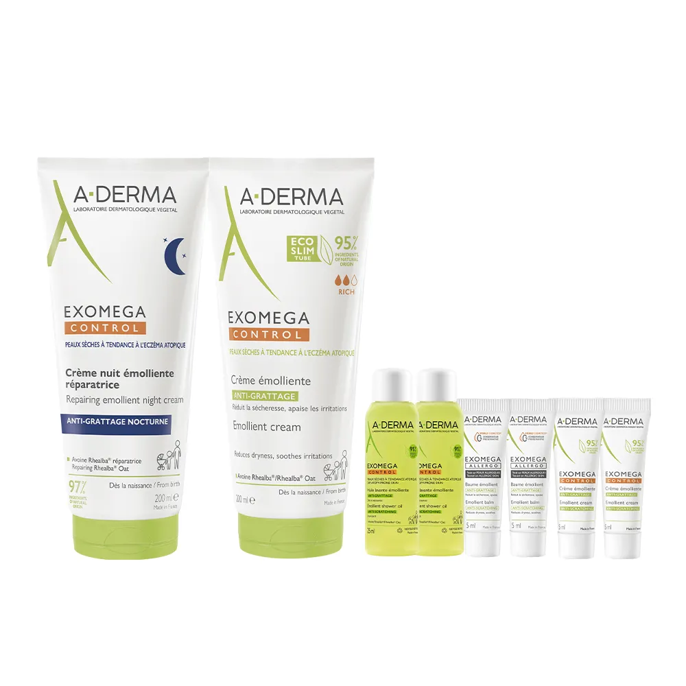 【A-DERMA 艾芙美】官方直營 益護佳日夜晚安霜組合