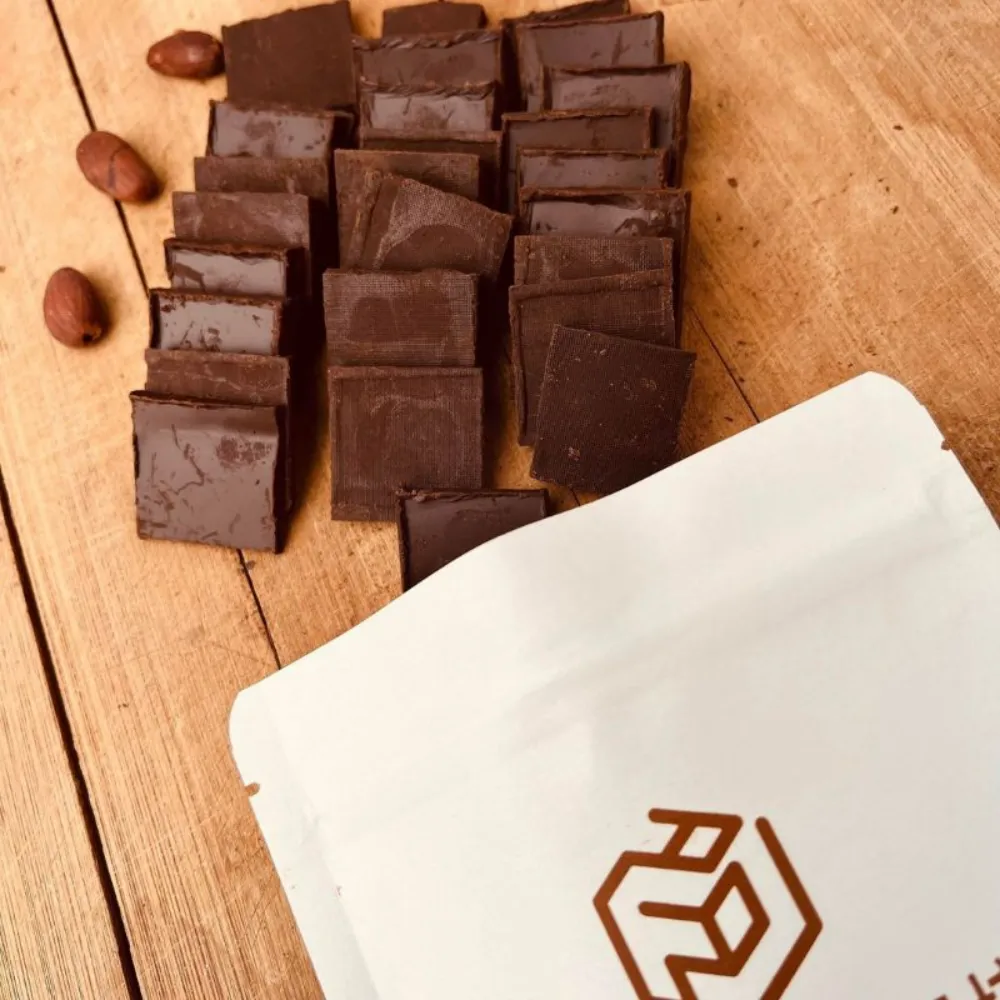 【多儂莊園工坊】90% 2包裝  1000g 巧克力 薄片滴制 90%巧克力(黑巧克力 Darkolake)_母親節禮物