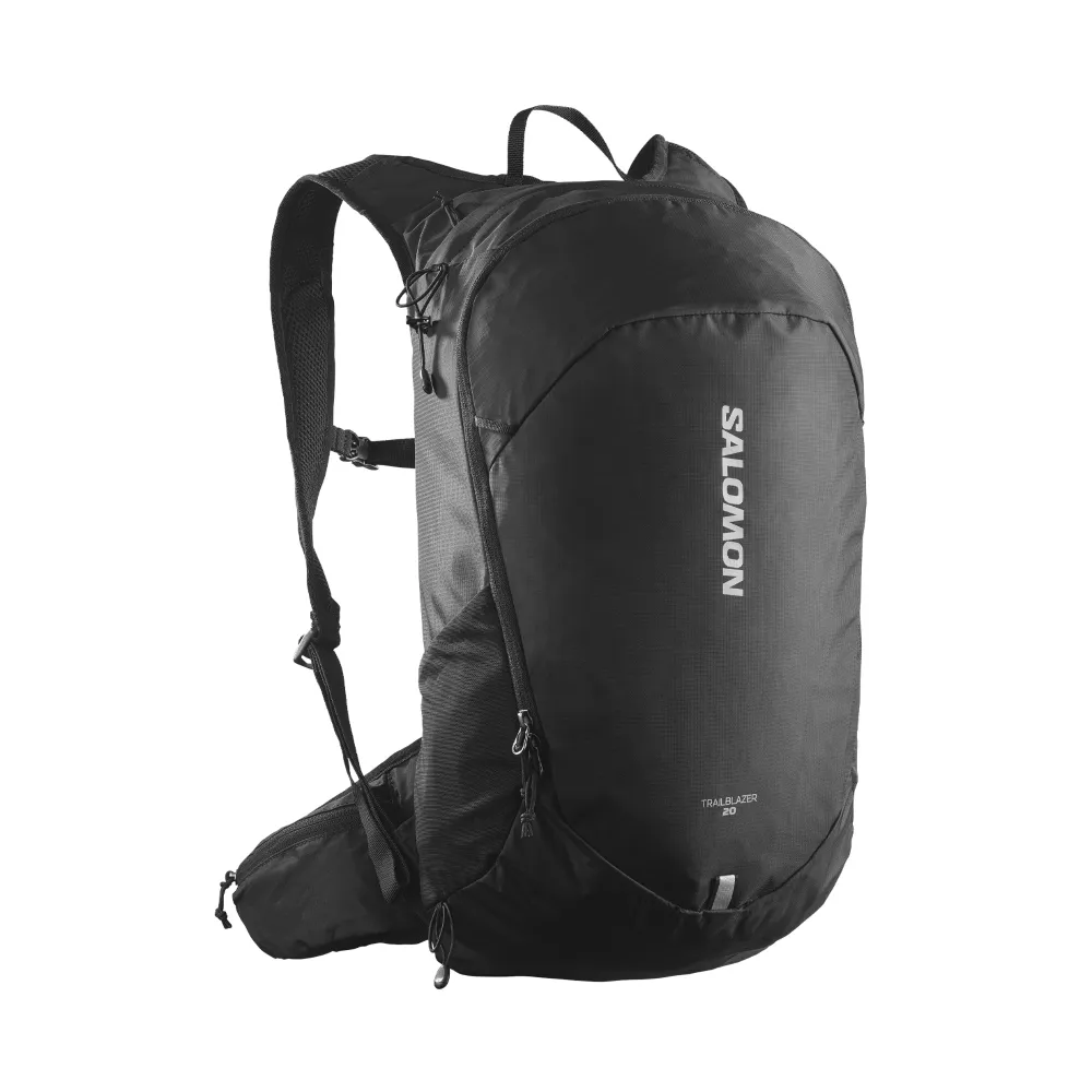 【salomon】TRAILBLAZER 20 多功能背包 黑/合金灰