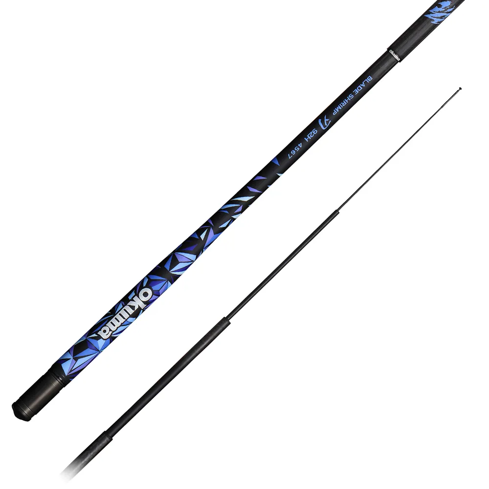 【OKUMA】刃92H、93H、94H 4/5/6/7尺 四段定位蝦竿(日本Toray T1100Q彈素材)