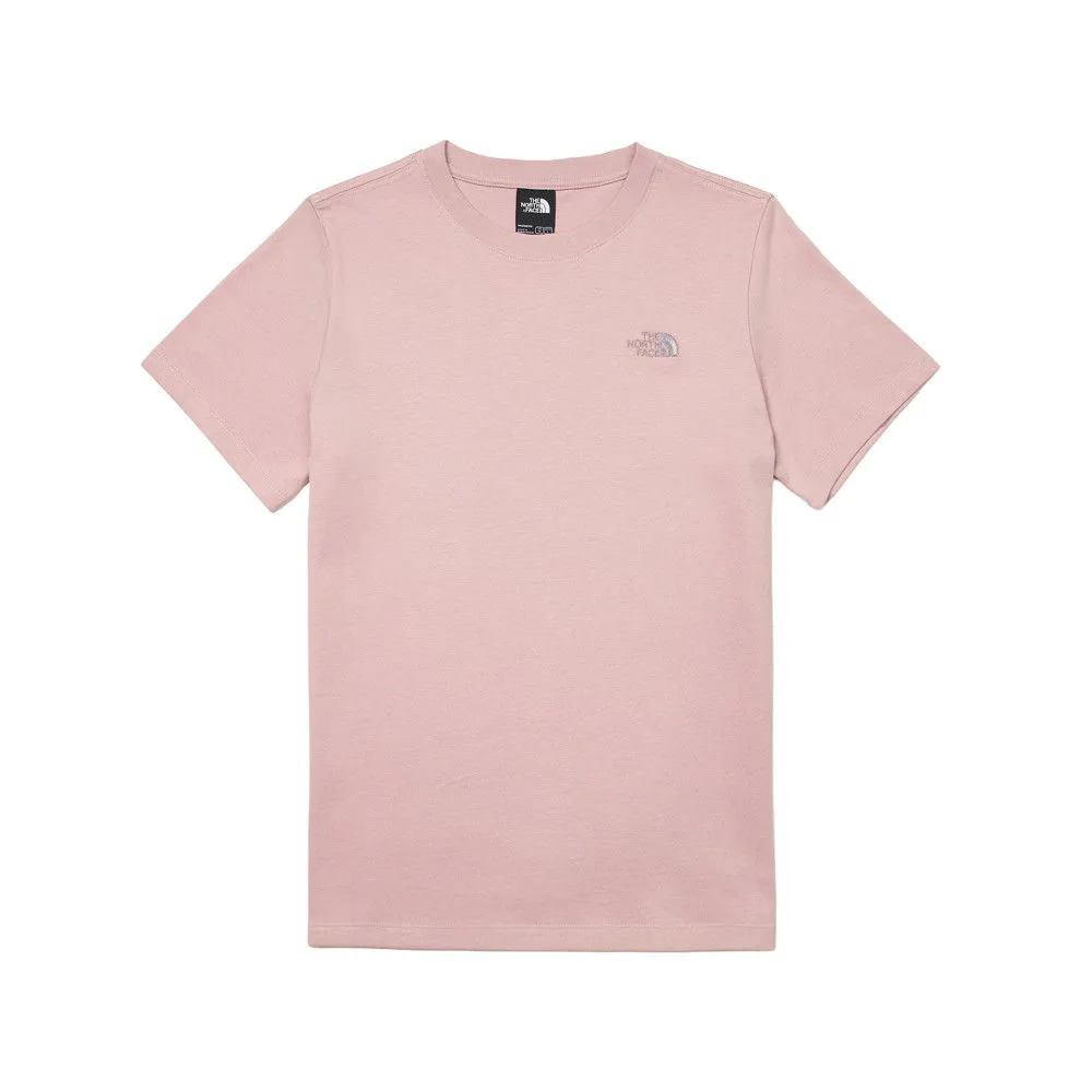 【The North Face】TNF 休閒 短袖上衣 W TNF ESSENTIAL FOUNDATION REGULAR SS TE 女 粉 (NF0A8GWF0SO)