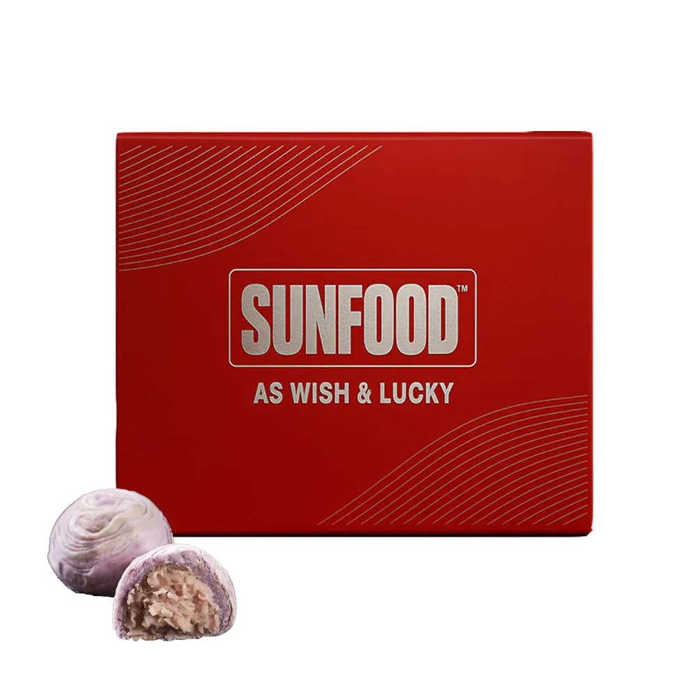 【SunFood 太禓食品】芋頭酥禮盒X2盒(6入/盒 附提袋 中秋禮盒)_年菜 年節禮盒