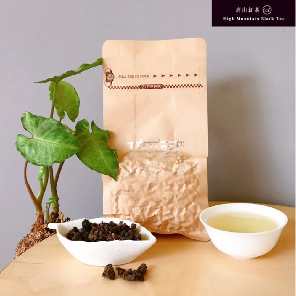 【無藏茗茶】阿里山金萱茶葉組-金萱紅茶60g+金萱綠茶100g裸包裝(紅茶/綠茶/無附提袋)