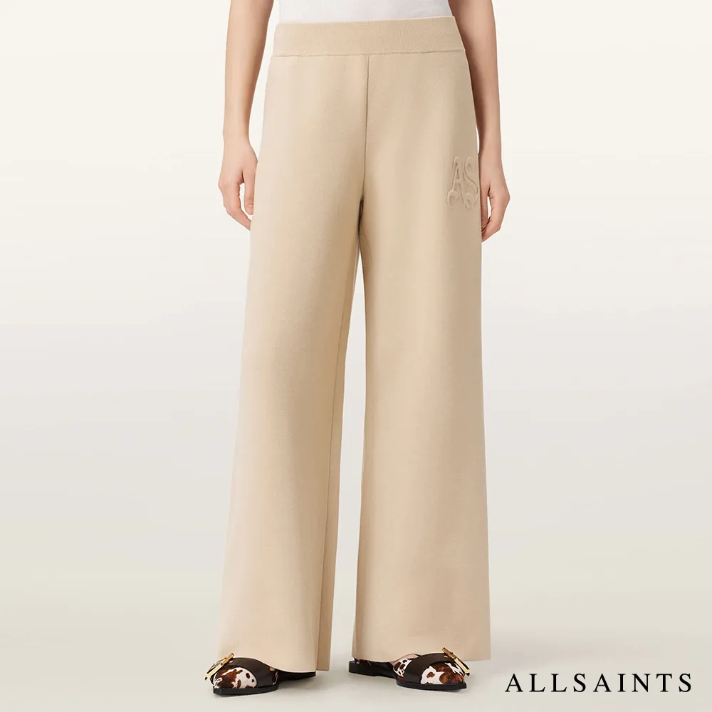 【ALLSAINTS】SONNY 針織休閒長褲-米 W029TE (常規版型)