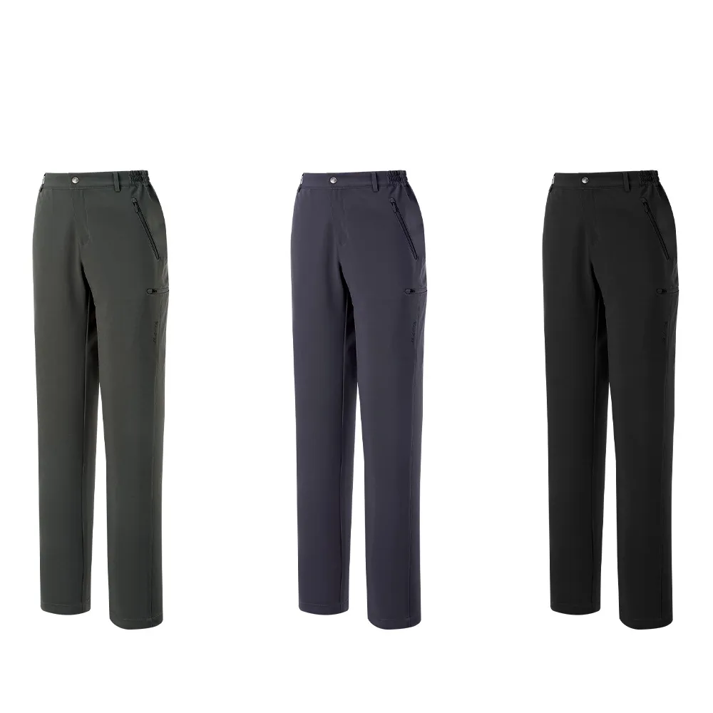 【Mountneer 山林】女輕量防風SOFT SHELL窄管褲-XS-2L-52S10(刷毛/保暖/窄管褲)