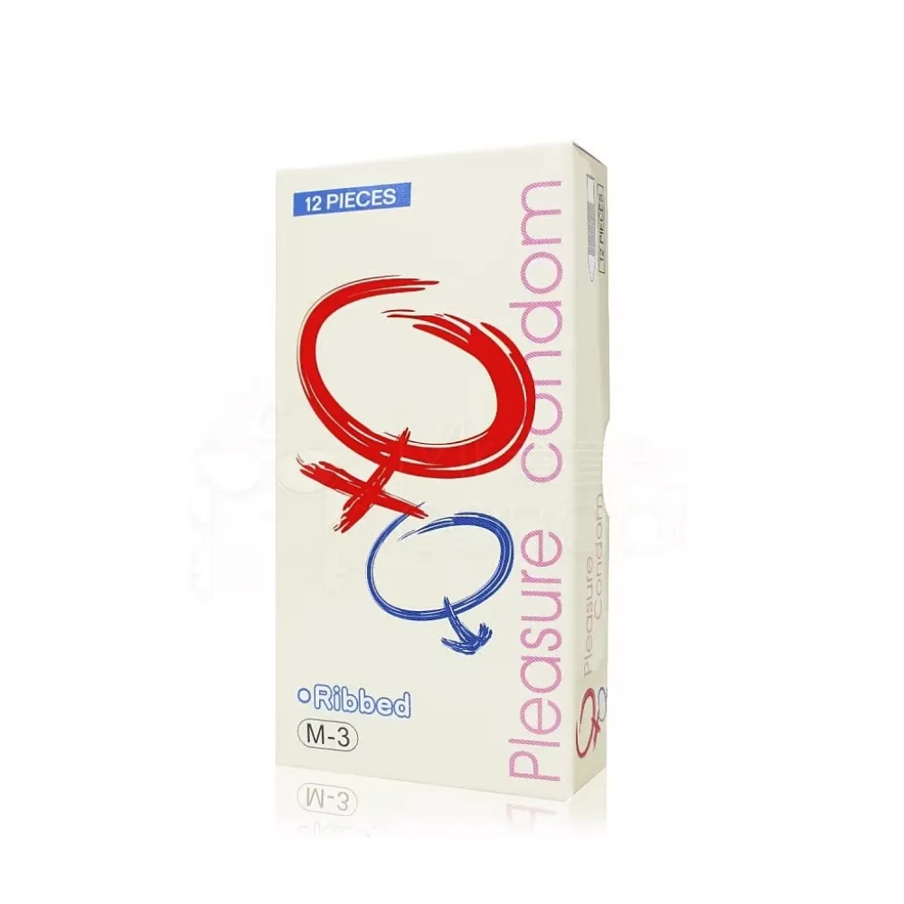 【Pleasure 樂趣】螺紋型衛生套保險套 24入裝(#天然乳膠#螺紋設計#增強刺激#舒適保護#高品質防漏)