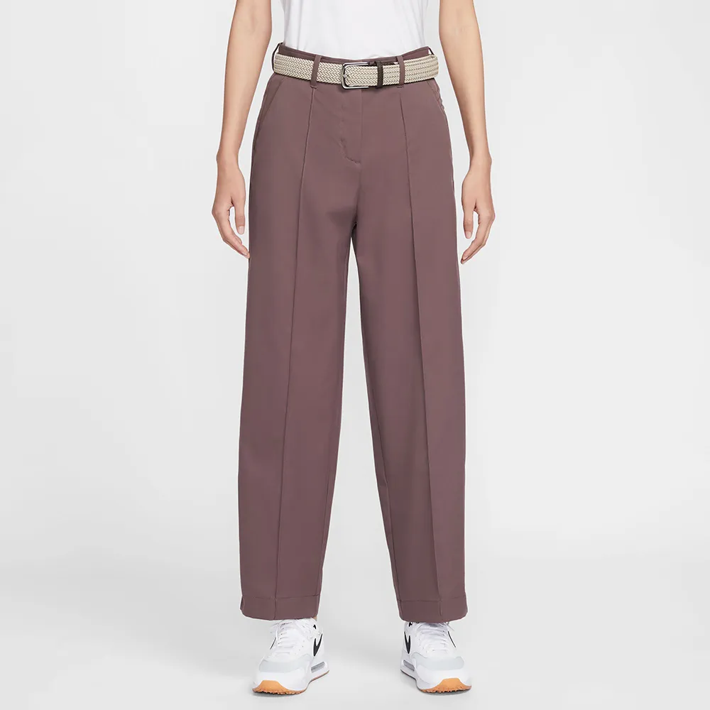 【NIKE GOLF】Nike Golf Club 女子 Dri-FIT 高爾夫長褲 圖騰黑紫色(IH3245-502)