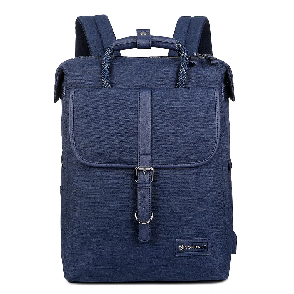 【Nordace】雙11 Comino藍色托特時尚背包 ND1061-4(登山遠足上班上學)