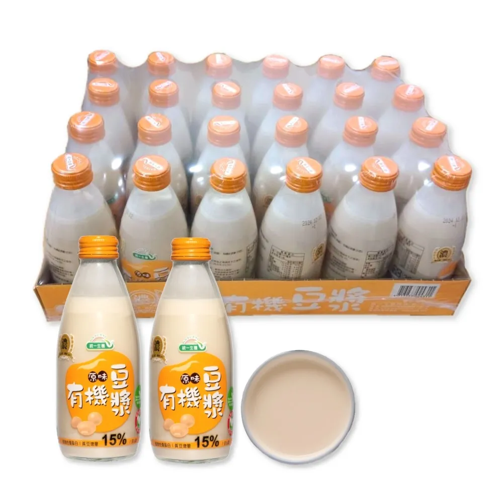 【統一生機】有機原味豆漿245mlx24瓶