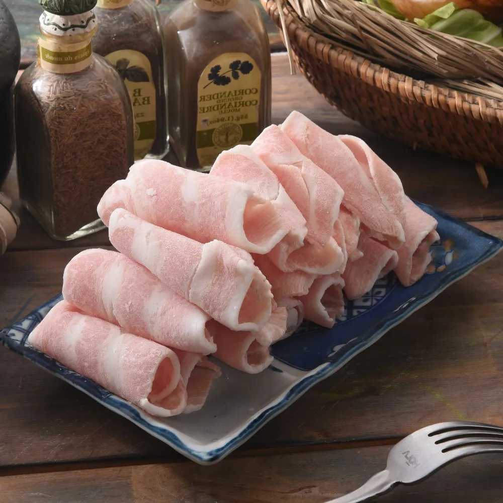 【小嚼士】頂級松阪豬肉片 500g 買2送1/共3包(火鍋肉片 燒肉片 烤肉片 冷凍豬肉 霜降豬肉 豬頰肉 豬肉片)
