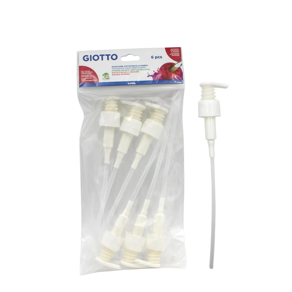 【GIOTTO】顏料擠壓器6入 |顏料壓頭 按壓取色 不沾手美術工具