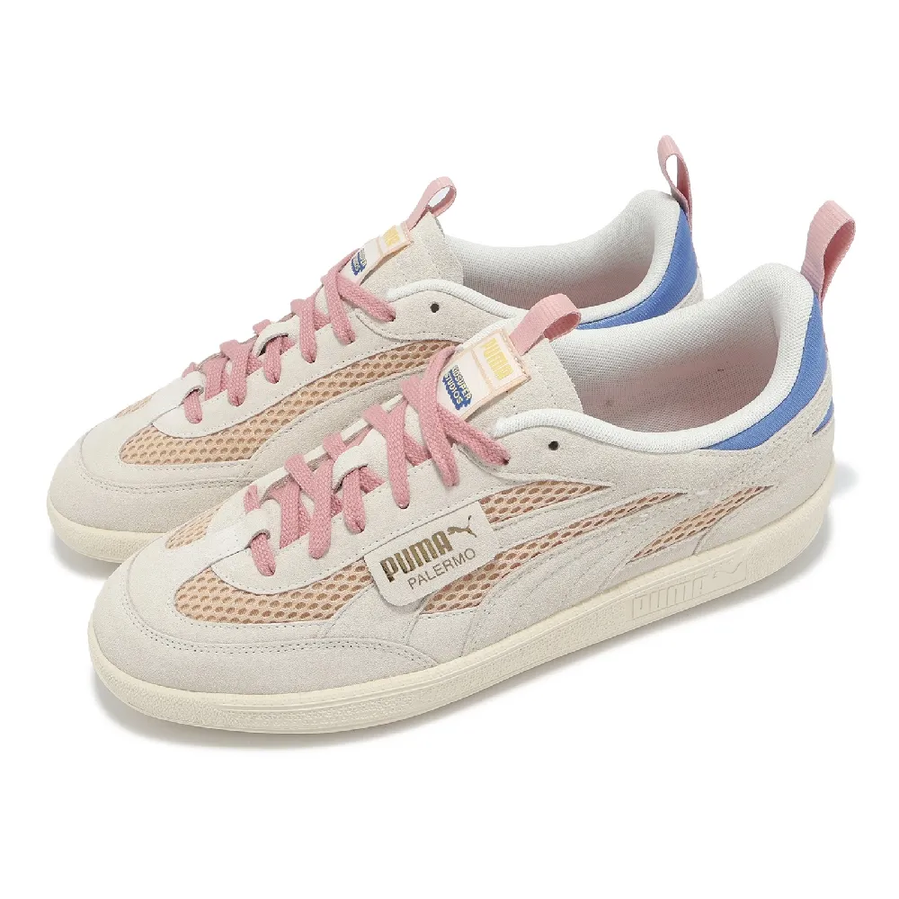 【PUMA】休閒鞋 Palermo Kidsuper 男鞋 女鞋 米 粉紅 聯名 復古 德訓鞋(397306-04)