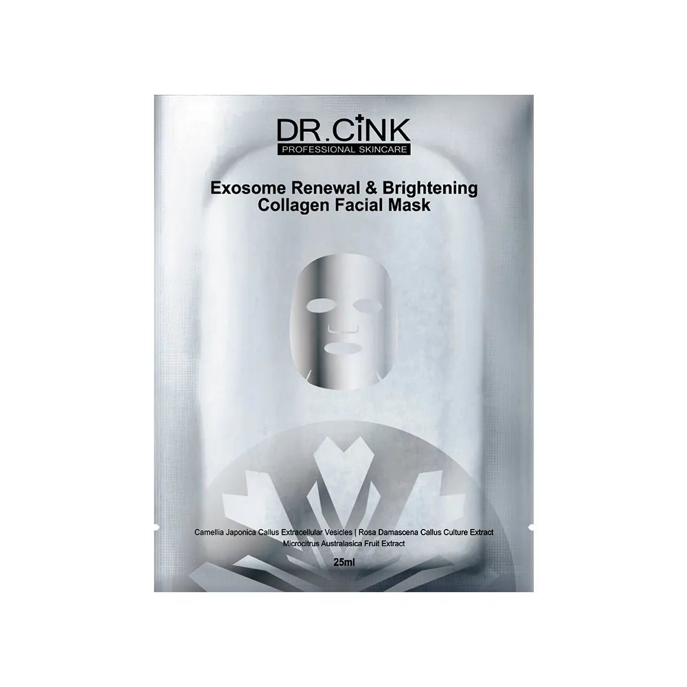【DR.CINK 達特聖克】外泌體賦活煥白膠原蛋白面膜25ml(單片) (外泌體賦活煥白 保濕 舒緩)