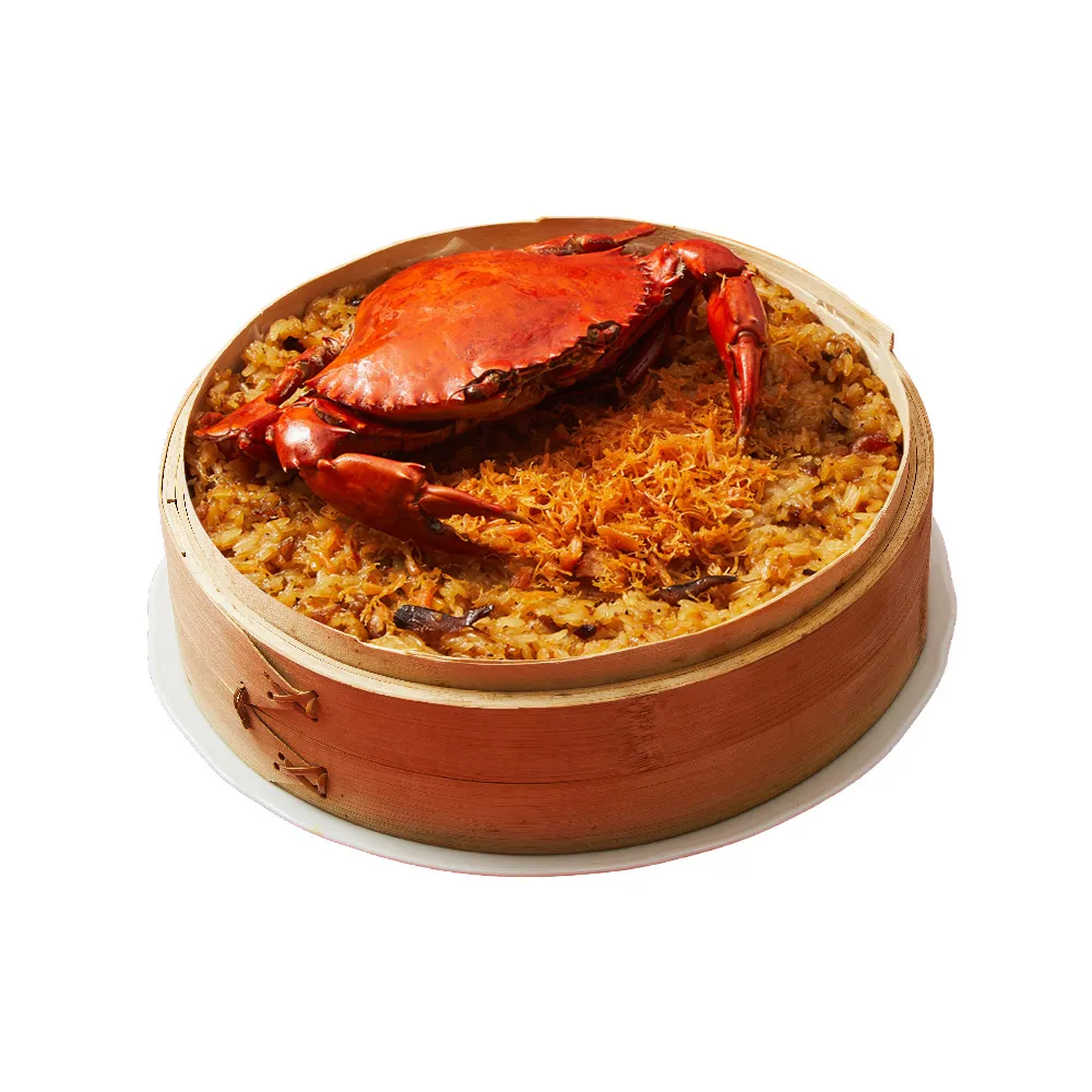 【錦霞樓】紅蟳干貝米糕-900g(年菜/賞星鮮嚴選/美食激殺預購任選3件出貨)